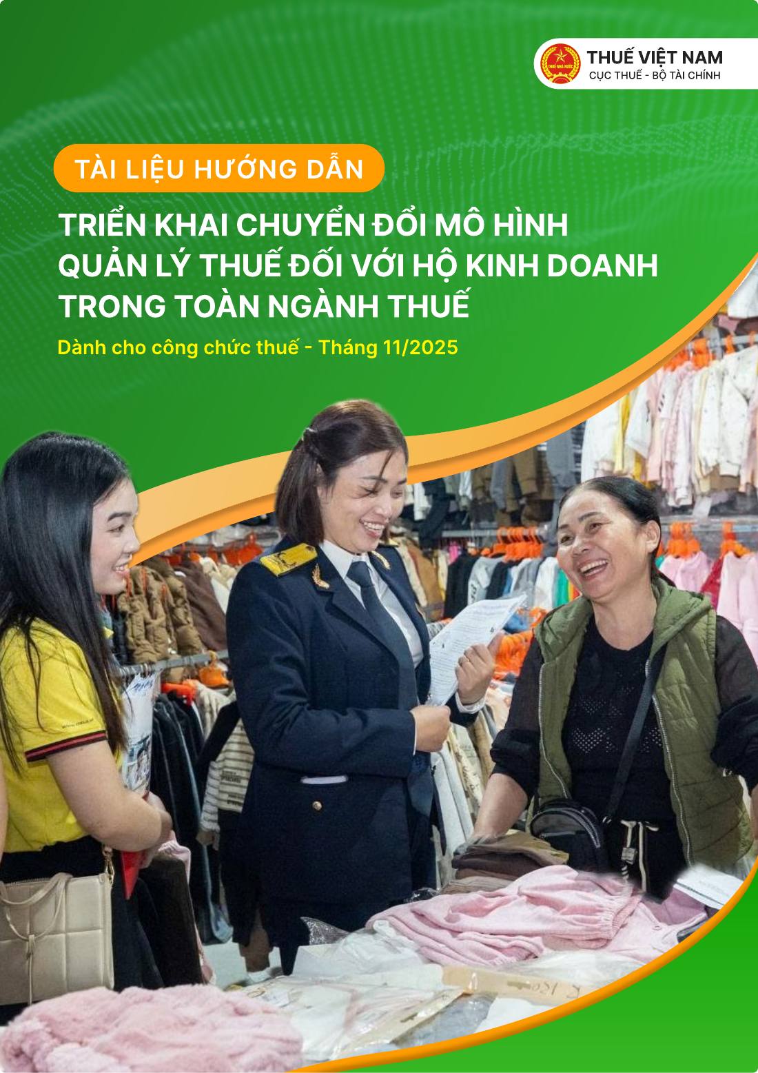 Bìa Cẩm nang công chức thuế: chuyển đổi quản lý hộ kinh doanh