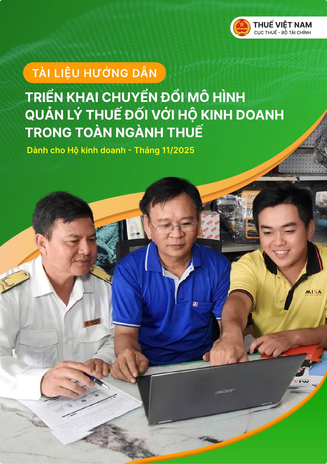 Bìa Hộ kinh doanh chuyển từ khoán sang kê khai