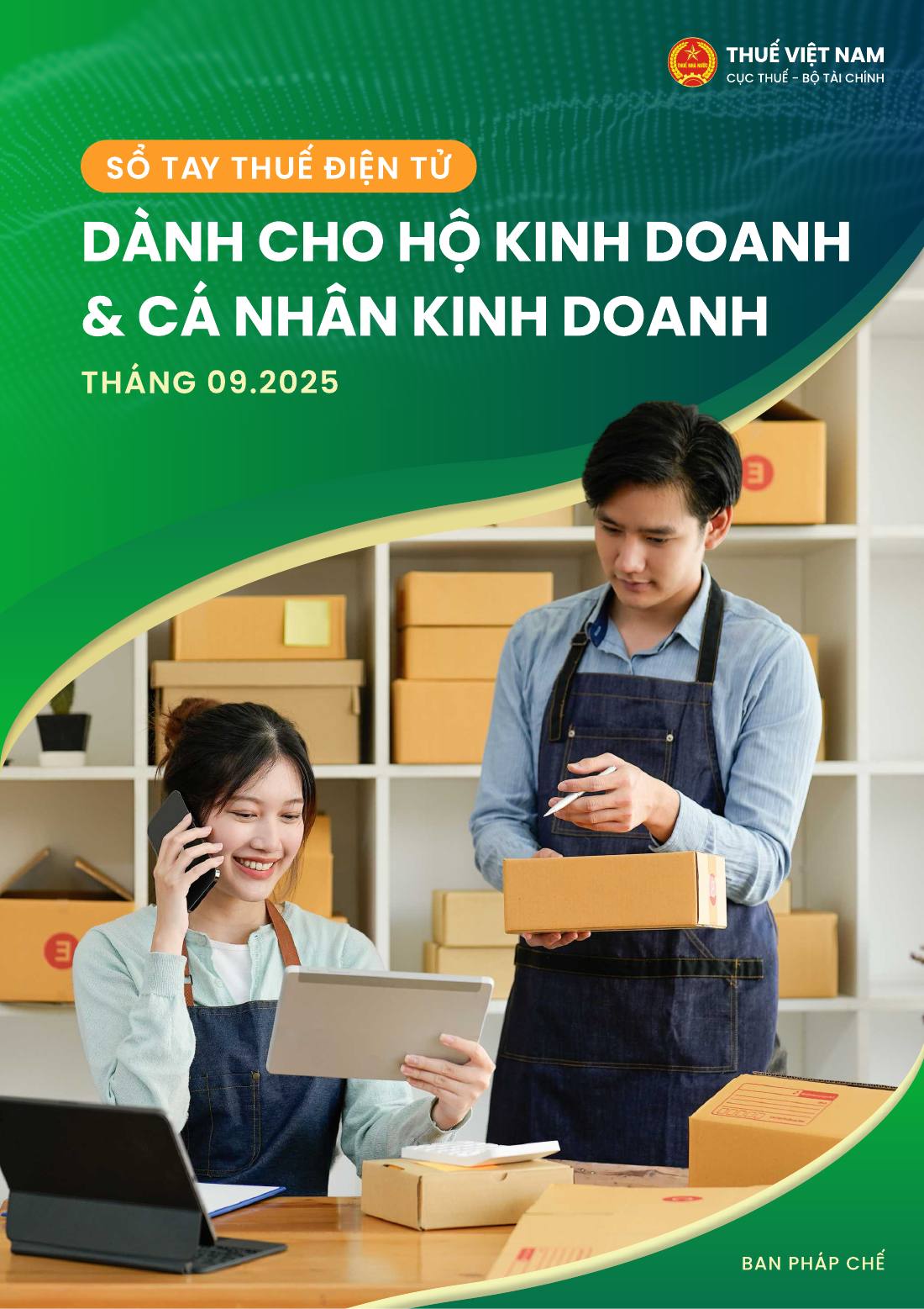 Bìa Sổ tay thuế cho hộ kinh doanh, cá nhân kinh doanh