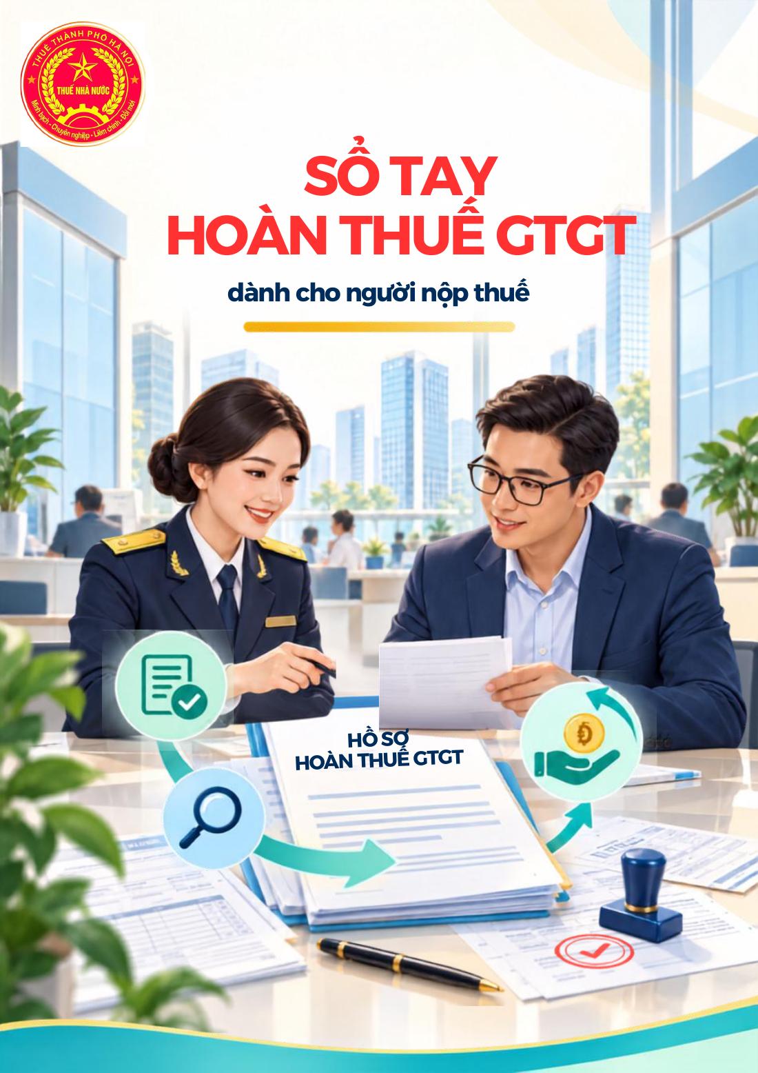 Bìa Sổ tay hoàn thuế GTGT